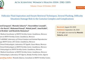 MSERM – Follicular Fluid Aspiration and Oocyte retrieval techniques, Several Flushing, difficulty Situations damage risk to the cumulus complex and complications.
