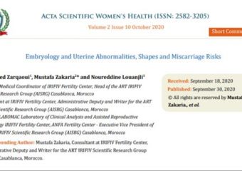 MSERM – Embryology and Uterine Abnormalities, Shapes and Miscarriage Risks.